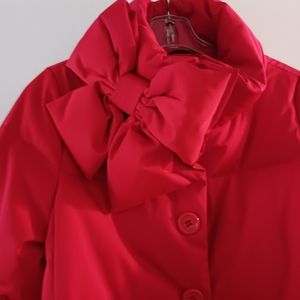 Kate red puffer coat